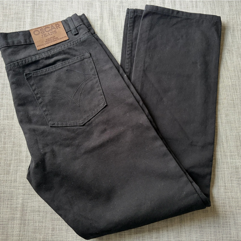 Oscar Jeans Men's Charcoal Denim 36x32